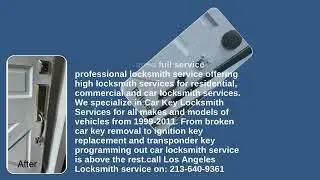 Los Angeles Locksmith service