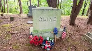 Perry Cline Hatfield & McCoy feud-House and grave site