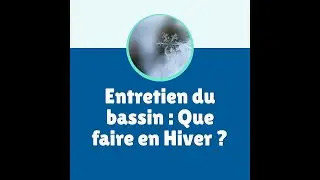 Entretien du bassin : Que faire en Hiver ?