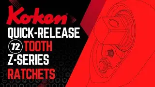 Ko-ken Z-Series 72 Tooth Push Button Ratchets
