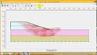 Plaxis 2D tutorial Lesson 5 Road Embankment, Consolidation & Safety factor