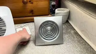 Unboxing & Testing this Envirovent Silent 100 4&rdquo; Silver Axial Extractor Fan (Standard) 23/07/2025