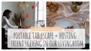 TABLE SETTING FOR 10! PT 2: Bohemian Tablescape in Small Apartment|JUSTBEINGKATHERINE