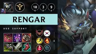 Rengar Support vs Seraphine: Unstoppable - KR Grandmaster Patch 14.24