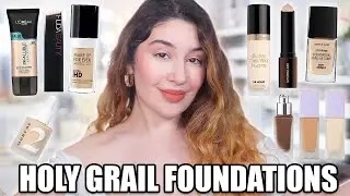 MY HOLY GRAIL FOUNDATIONS *DRUGSTORE & HIGH-END*