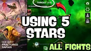 5 STARS IN THREAT LEVEL 5 | MCOC FRACTURED SAFARI (SIDE QUEST)