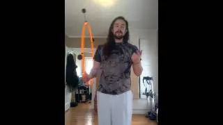 Fire Hoop Techniques Workshop Demo