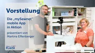 Stickmuster erstellen und übertragen in der „mySewnet“ mobile App