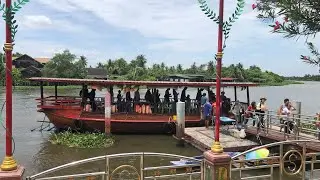 Boat ride from Wat Rai Khing to Don Wai Floating market on September 15, 2024