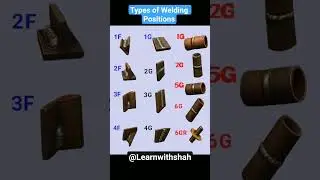 Types of Welding Positions #welding#welderfabricator #struturr #6gtechnology#oilandgas #skills