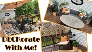 Decorate My Deck With Me! | Outdoor Deck Makeover and Styling Ideas On A Budget