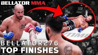 Top Brutal Finishes From Bellator 276 Fighters | Bellator MMA