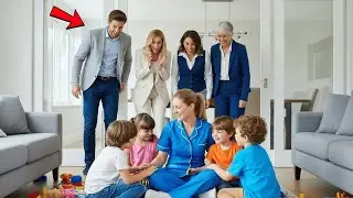 Nimeni Nu Controla Cei Patru Fii Ai Miliardarului Văduv — Până Când Noua Menajeră A Schimbat Totul