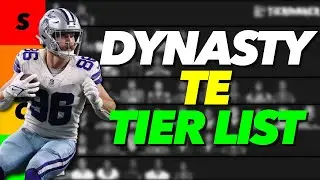 Dynasty TE Rankings with TIERS! | 2022 Dynasty Football