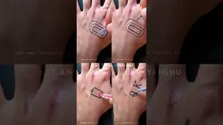 Monogram Tattoo's Collection Making || Easy Tattoo's Collection Making || #tattoo #shorts #logo #art