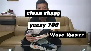 Clean Gi&agrave;y với nước giặt th&ocirc;ng thường ?? / Clean Yeezy 700 Wave Runner with Regular washing water