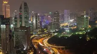 Kuala Lumpur Traffic Timelapse😍4K