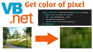 [Visual Basic Tutorial] Get color of pixel