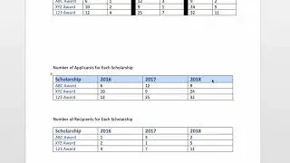 How to Make an Accessible Table in a Microsoft Word Document