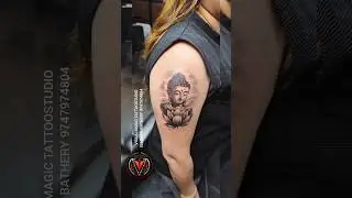 Realistic Buddha Tattoo #tattoostudiowayanad #sultanbathery #visualmagictattoostudio #tattoing