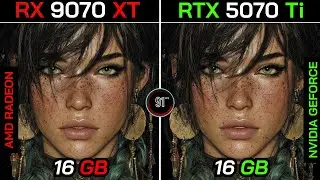 RX 9070 XT VS RTX 5070 Ti &ndash; 20 Games Benchmark | 1080p &bull; 1440p &bull; 4K | R7 9800X3D