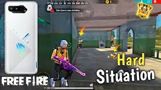 📲Игровой процесс Free Fire на полной карте на Asus Rog 5s⚡. 99% вероятность попадания в голову 🥵 Настройка HUD для управления четырьмя пальцами 💥