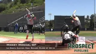 Mickey Moniak, OF, La Costa Canyon High School, Home Run Derby at PG All American Game
