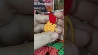 Aplique de flor margarita  crochet f&aacute;cil de Realizar y hermoso corazones 🌺💐