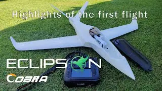 First flight - Eclipson Cobra 3D Printed EDF jet 125%