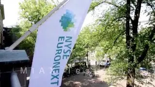 NYSE Euronext Amsterdam /w placeholder footage