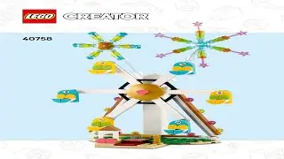 👑 LEGO instructions 👑 Creator 👑 40758 👑 Celebration Ferris Wheel with Fireworks 👑