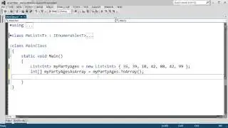 C# List CopyTo and ToArray