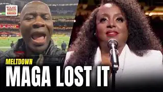 Last Year MAGA Lost Its Mind Over the Black National Anthem at the Super Bowl.