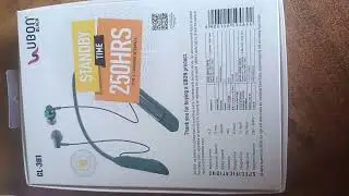 Ubon Model Cl 381 Unboxing  Standby Time 250 HRS Super Bluetooth Earphones 🎧 /Bluetooth Headphones