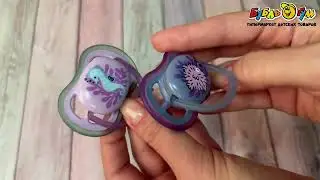 Пустышка Avent Ultra Air силиконовая морские мотивы в фиолетово-синих тонах с 6мес 2шт