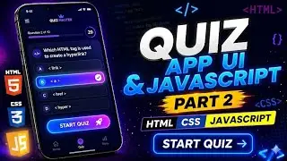 JavaScript Quiz App Logic | Quiz App Using JavaScript (Part 2)