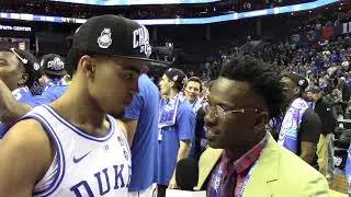 Tre Jones Reacts To Win And ACC Title