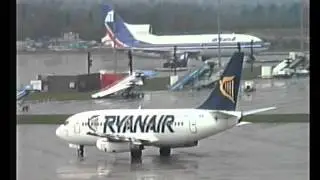 Manchester Airport  plane spotting clip 2 1998