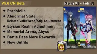 5.6 Beta V1 - Pardofelis, Abnormal State, Elysian Realm, Battle Pass