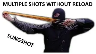 Multiple Shots Without Reloading with Simple Pocket Slingshots