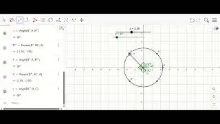 Fan animation through Geogebra
