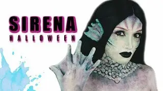 Maquillaje para HALLOWEEN: Sirena / Criatura marina.♥ Sam Vázquez