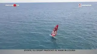 Sport estivi, a Genova &egrave; wing foil mania sulle spiagge di corso Italia