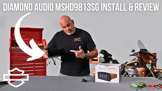 Diamond Audio MSHD9813SG Head Unit Install | 1998 - 2013 Harley-Davidson
