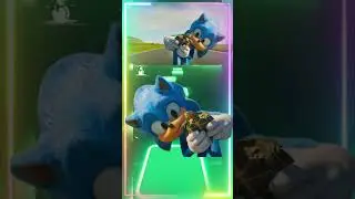 Sonic Found a BABY TURTLE! 🐢💙 Tiles Hop Shorts