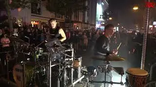 07.11.2025: Auf der Rostocker Lichtwoche der Drummer Oded Kafri, Teil 2