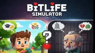 Playing bitlife simulator #gameplay #viralvideo 
