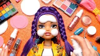 🌙 K-Pop ASMR | Rumi Pink Doll Makeup Ritual 🎀💄
