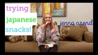 TRYING JAPANESE SNACKS!? | JENNA AREND
