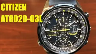 Citizen Eco-Drive Blue Angels Chronograph Watch AT8020-03L